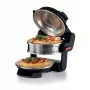 Ariete 927 Pizzeria dviguba pica orkaitė, 2 picos per 4 minutes, 2300 W, 2 ugniai atsparūs akmenys, 2 termostatai, skersmuo 32 cm, 5 kepimo lygiai, 2 nerūdijančio plieno mentelės, Raudona