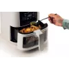 Ariete 4626 Oro gruzdintuvė Airy Fryer 6L, 1300 W, 6 L talpa, 2,5 kg kepimo talpa, 8 išankstinių programų, temperatūra iki 200°, permatomas krepšelis, juoda