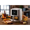 Ariete 4626 Oro gruzdintuvė Airy Fryer 6L, 1300 W, 6 L talpa, 2,5 kg kepimo talpa, 8 išankstinių programų, temperatūra iki 200°, permatomas krepšelis, juoda