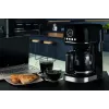 Ariete 1396 Moderna kavos virimo aparatas su filtru, amerikietiška kava, 15 puodelių talpa, šildomas pagrindas, LCD ekranas, nuimami ir plaunami filtrai, juoda