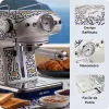 Ariete 1389 Capri kavos aparatas, 850W, 0,9L talpa, 1 ar 2 puodelių filtras, lašėjimo padėklas, pieno putotojas