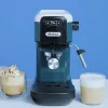 Ariete 1399 Espresso kavos aparatas, maltai kavai ir ESE kapsulėms, 1300 W, 1,1 L talpa, 15 barų slėgis, 1, 2 puodelių ir ESE kapsulių filtras, Cappuccino, Baltas