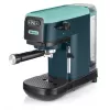 Ariete 1399 Espresso kavos aparatas, maltai kavai ir ESE kapsulėms, 1300 W, 1,1 L talpa, 15 barų slėgis, 1, 2 puodelių ir ESE kapsulių filtras, Cappuccino, Žalias