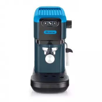 Ariete 1399 Espresso kavos aparatas, maltai kavai ir ESE kapsulėms, 1300 W, 1,1 L talpa, 15 barų slėgis, 1, 2 puodelių ir ESE kapsulių filtras, Cappuccino, Mėlynas