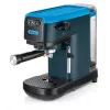 Ariete 1399 Espresso kavos aparatas, maltai kavai ir ESE kapsulėms, 1300 W, 1,1 L talpa, 15 barų slėgis, 1, 2 puodelių ir ESE kapsulių filtras, Cappuccino, Mėlynas