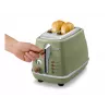 De’Longhi 2103.GR 2 griežinėliai 900 W Žalias skrudintuvas