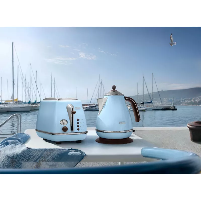 De’Longhi KBOV 2001.AZ elektrinis virdulys 1,7 L 2000 W mėlynas