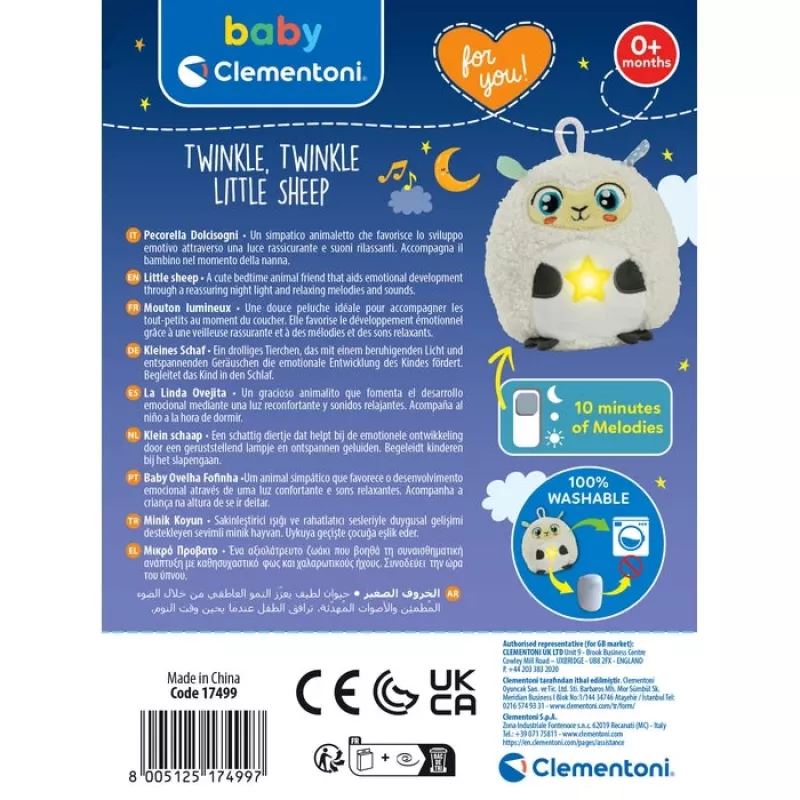 Clementoni Disney Baby 17499 minkštas žaislas avytė