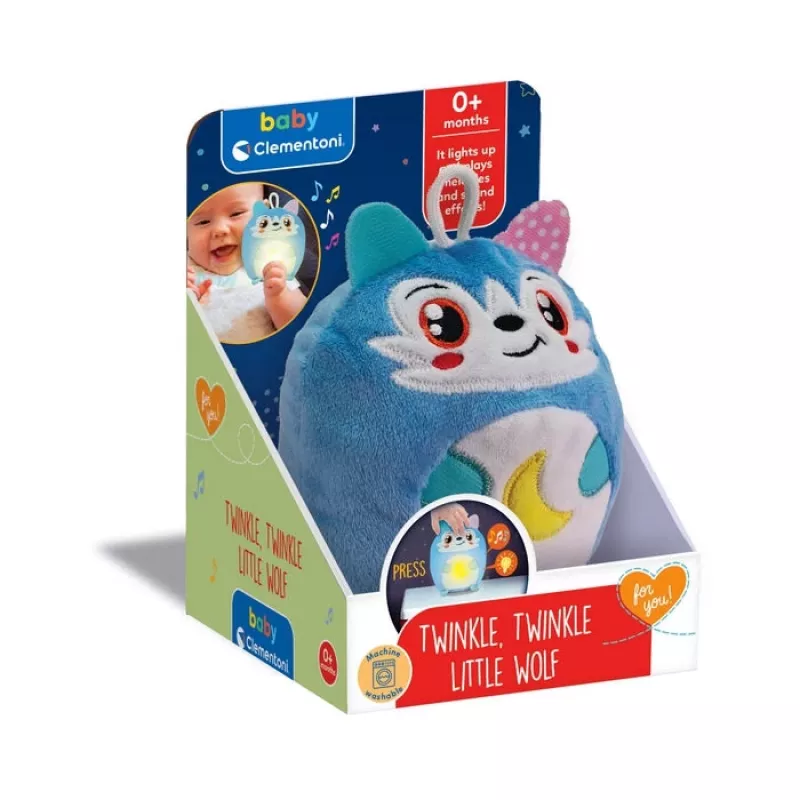 Clementoni Disney Baby 17554 vilko minkštas žaislas su garsu