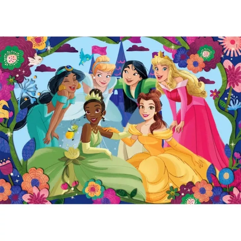Clementoni Supercolor Disney Princess dėlionė 30 dalių animaciniai
