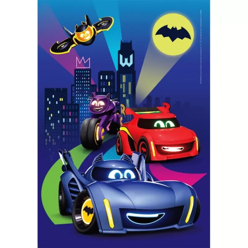 Clementoni Supercolor Batwheels dėlionė 60 dalių