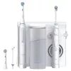 Oral-B iO4 & OxyJet burnos priežiūros centras, baltas