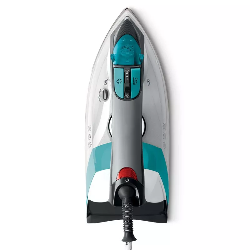 Polti Vaporella Quick & Comfort QC110 Lygintuvas su garais, nerūdijančio plieno padas, 2200 W, žalia, balta
