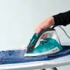 Polti Vaporella Quick & Comfort QC120 lygintuvas su garais, nerūdijančio plieno padas, 2200 W, juoda, turkio, balta