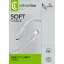 Cellularline Soft Cable 120 cm USB-C į USB-C minkšto prisilietimo laidas
