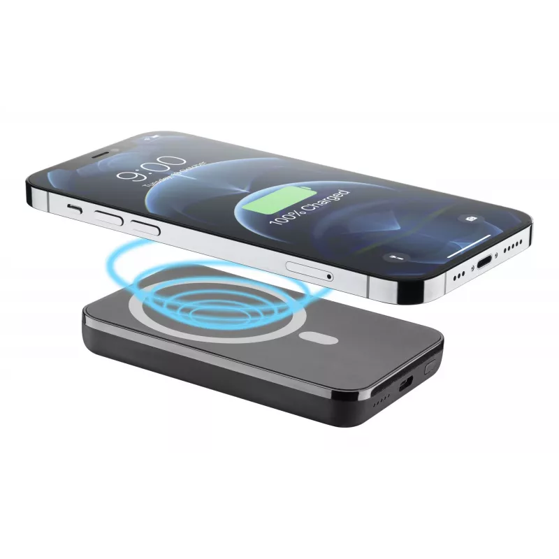 Cellularline MAG 5000 belaidis power bank, 5000 mAh, juodas