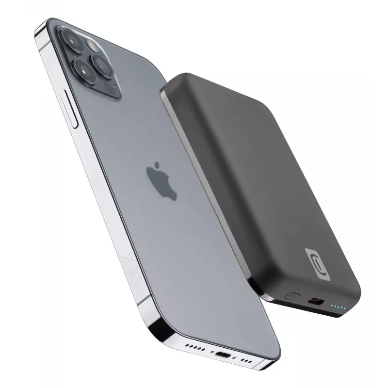 Cellularline MAG 5000 belaidis power bank, 5000 mAh, juodas