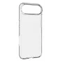 Cellularline Clear Protect – kietas iPhone dėklas su guminiais kraštais