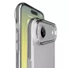 Cellularline Clear Protect – kietas iPhone dėklas su guminiais kraštais