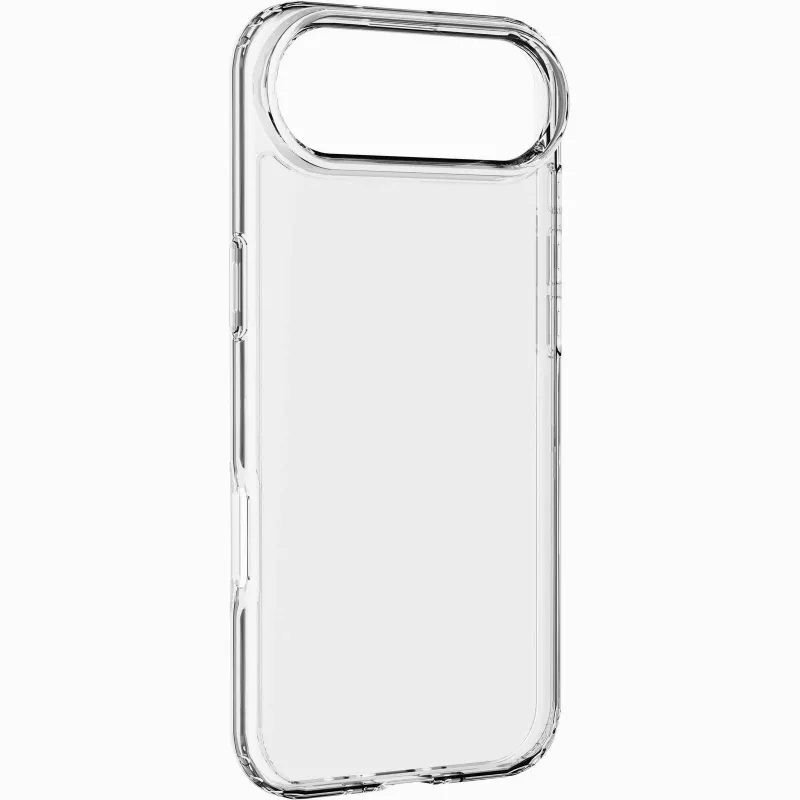 Cellularline Clear Protect – kietas iPhone dėklas su guminiais kraštais