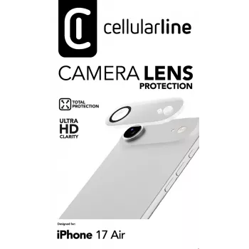 Cellularline Camera Lens – apsauginis stikliukas iPhone Air fotoaparato objektyvui
