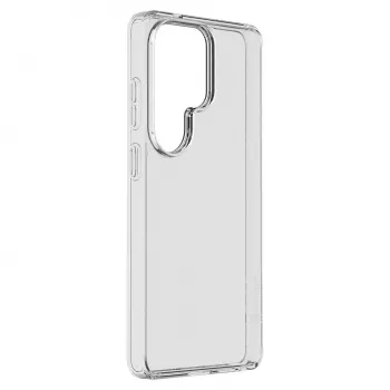Cellularline Clear Protect kietas dėklas su guminiais kraštais, skirtas Galaxy S26 Ultra