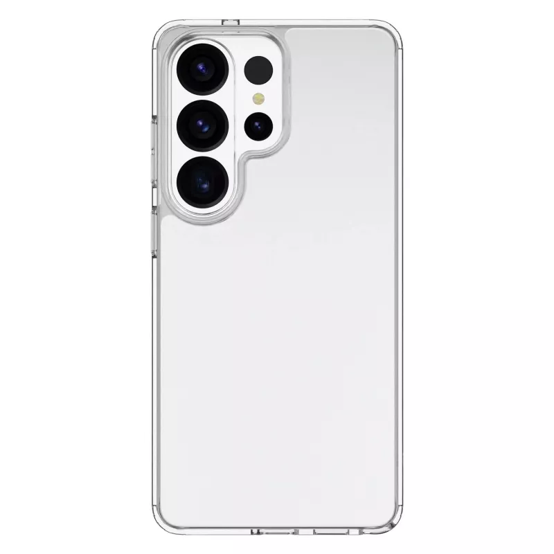 Cellularline Clear Protect kietas dėklas su guminiais kraštais, skirtas Galaxy S26 Ultra