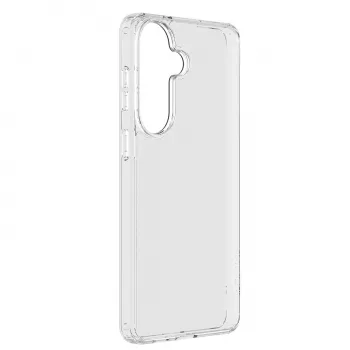 Cellularline Clear Protect - Kietas dėklas su guminiais kraštais Samsung Galaxy S26+