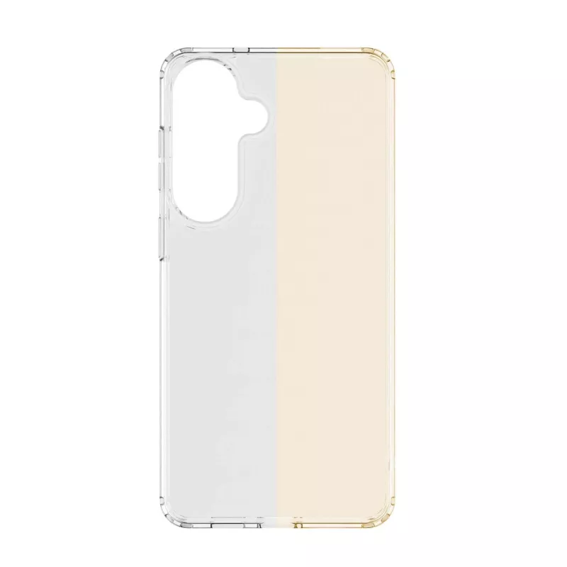 Cellularline Clear Protect - Kietas dėklas su guminiais kraštais Samsung Galaxy S26+