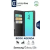 Cellularline Book Agenda dėklas Galaxy S26, knygos stiliaus, dirbtinės odos apdaila, magnetinis užsegimas, RFID apsauga, stovo funkcija