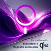 Cellularline FROSTY MAG dėklas Galaxy S26 Ultra – pusiau permatomas, matinis paviršius, spalvoti kraštai, suderinamas su Qi2 ir magnetiniais priedais