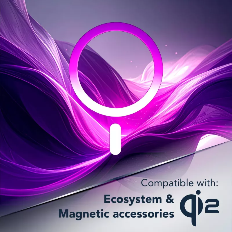 Cellularline FROSTY MAG dėklas Galaxy S26 Ultra – pusiau permatomas, matinis paviršius, spalvoti kraštai, suderinamas su Qi2 ir magnetiniais priedais