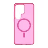 Cellularline FROSTY MAG dėklas Samsung Galaxy S26 Ultra – permatomas, matinis, su spalvotais kraštais, suderinamas su Qi2 ir magnetiniais aksesuarais