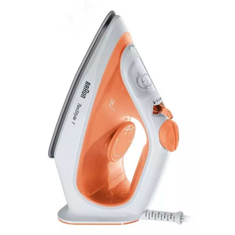Braun TexStyle 1 SI1009OR Garinis lygintuvas, nelimpantis padas, 1900 W, oranžinė, balta