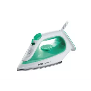 Braun TexStyle 1 SI 1040 GR lygintuvas su keraminiu padu, 2000 W, žalia, balta
