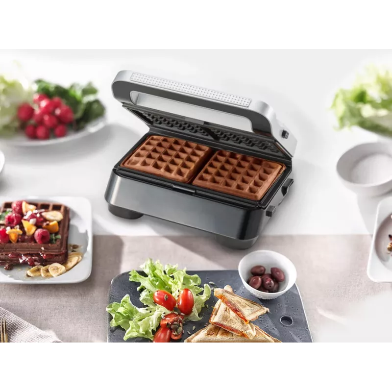 Braun SnackMaker 5 SM5005 sumuštinių ir vaflių keptuvė 800 W sidabrinė