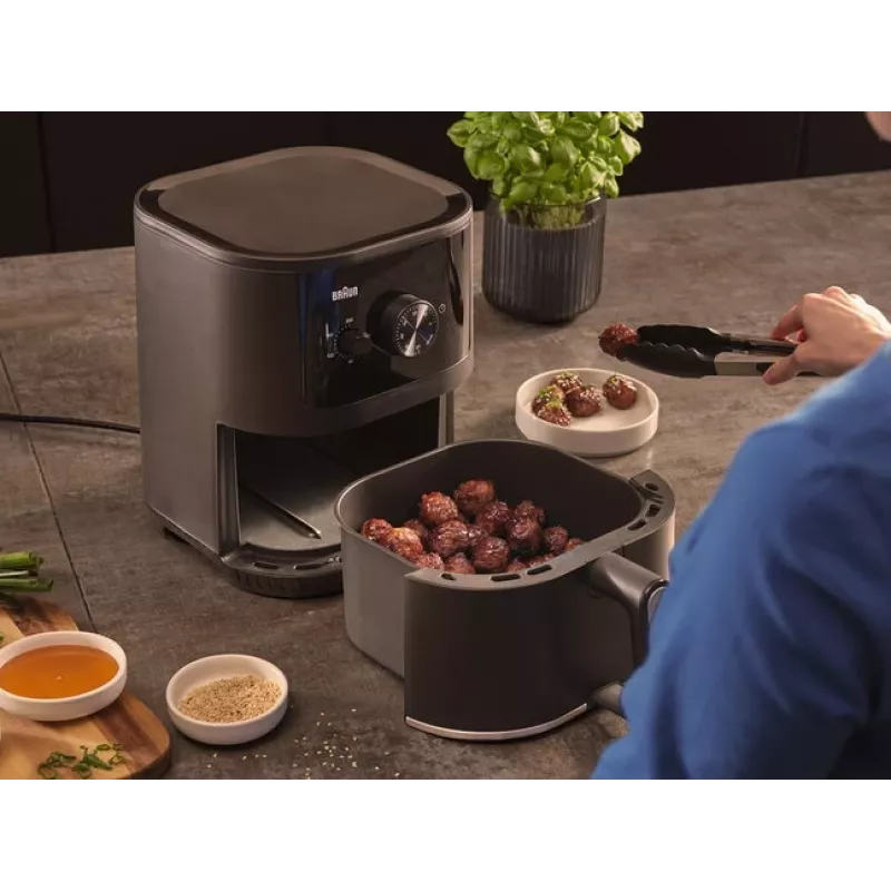Braun Multi Fry 3 Single 4.3 L 1500 W Karšto oro gruzdintuvė Juoda