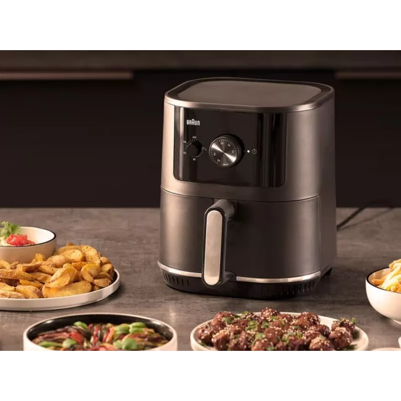 Braun Multi Fry 3 Single 4.3 L 1500 W Karšto oro gruzdintuvė Juoda