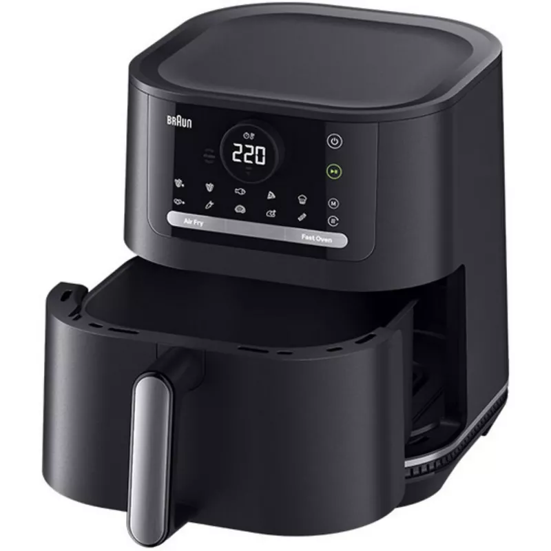 Braun HF5050 karšto oro gruzdintuvė, 5.7 L, 2000 W, juoda, pilka