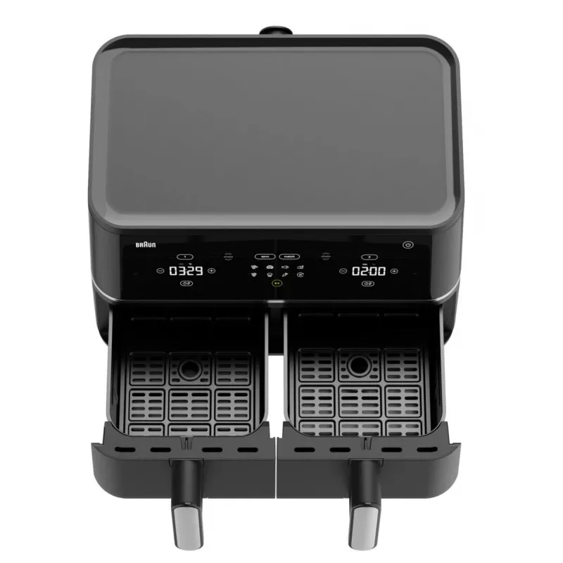 Braun TD 5030I BK Dviguba 10 L Stalviršinė 2400 W Karšto oro gruzdintuvė Juoda, Sidabrinė