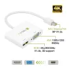 Techly Mini DisplayPort į HDMI/VGA adapteris, 0,15 m