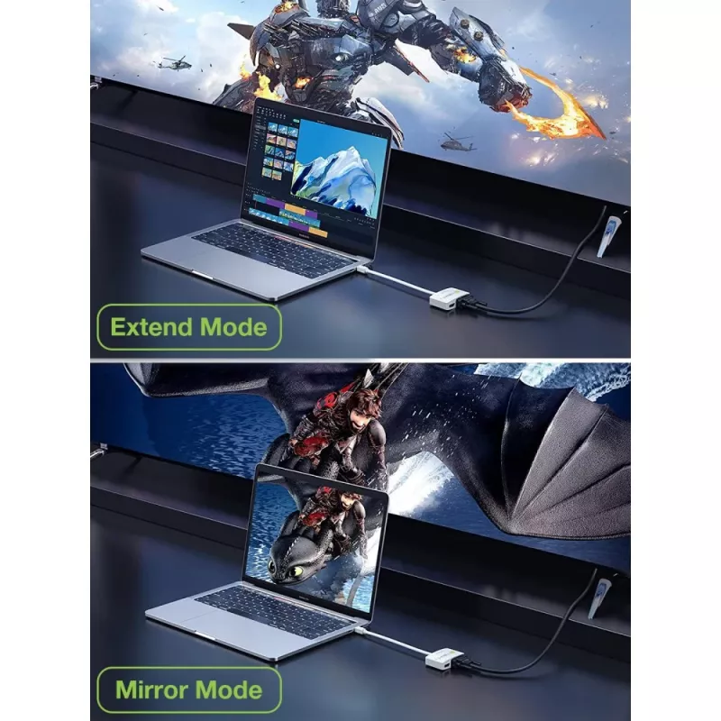 Techly Mini DisplayPort į HDMI/VGA adapteris, 0,15 m