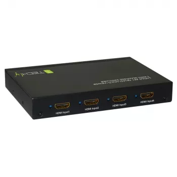 Techly HDMI 4x1 Multivizorius su vientisu perjungimu