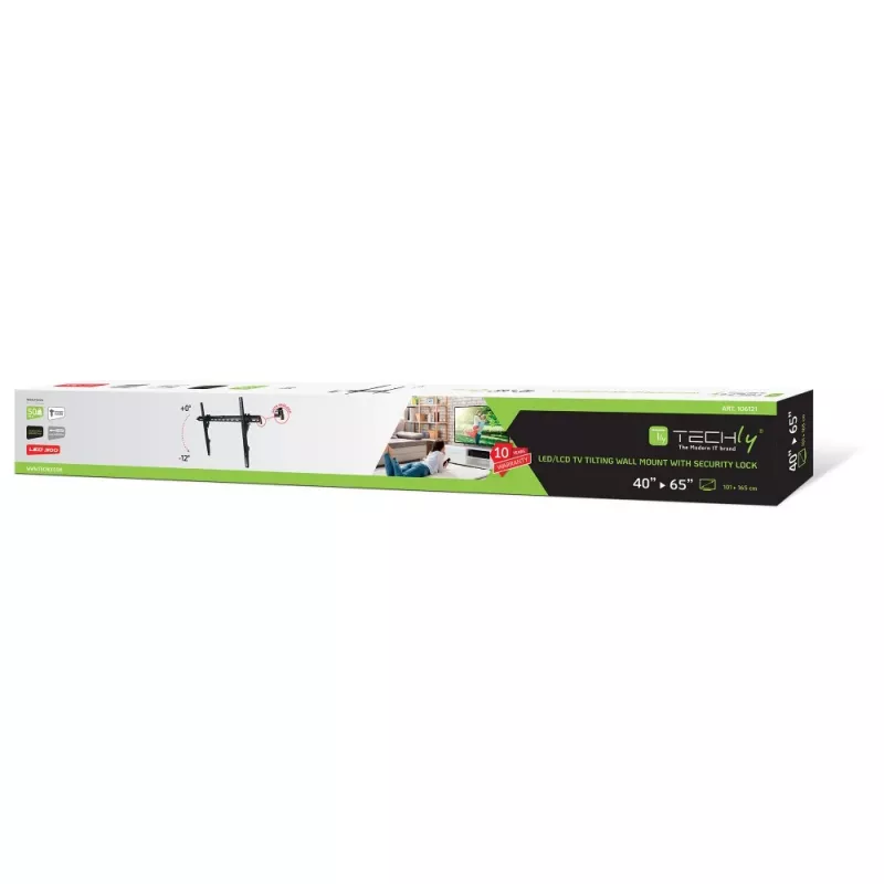Techly ICA-PLB-133LTY 165,1 cm (65 colių) juoda sieninė laikiklis