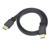 Techly HDMI 2.0 plokščias laidas, didelės spartos su Ethernet, A/A M/M, 1 m