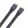 Techly HDMI 2.0 plokščias laidas, didelės spartos su Ethernet, A/A M/M, 1 m