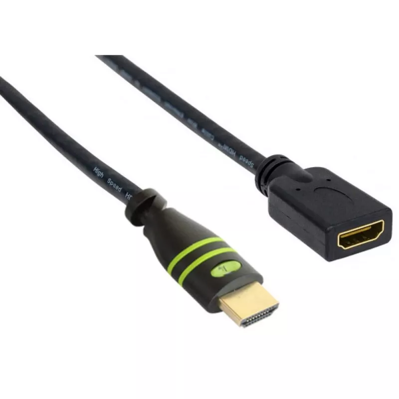 Techly HDMI High Speed su Ethernet prailginimo kabelis 4K 60Hz M / F 3,0 m