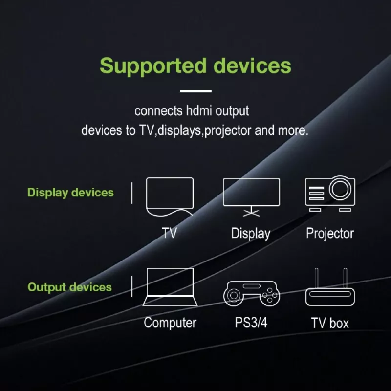 Techly HDMI High Speed su Ethernet prailginimo kabelis 4K 60Hz M / F 3,0 m