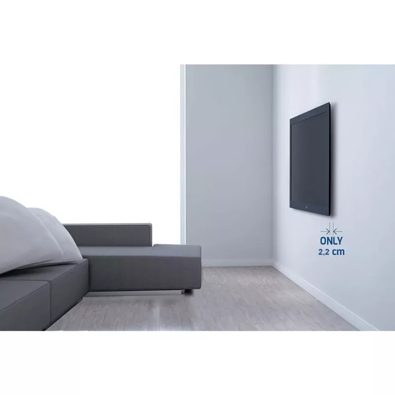 Techly plonas sieninis laikiklis OLED televizoriui 32-65 col. juodas