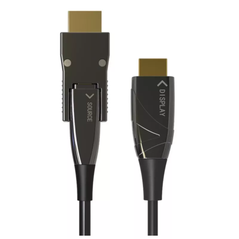 Techly HDMI A/A Micro HDMI AOC šviesolaidinis kabelis 4K 50m